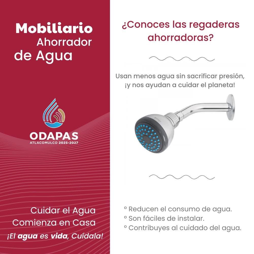 ¿Conoces  las regaderas ahorradoras?