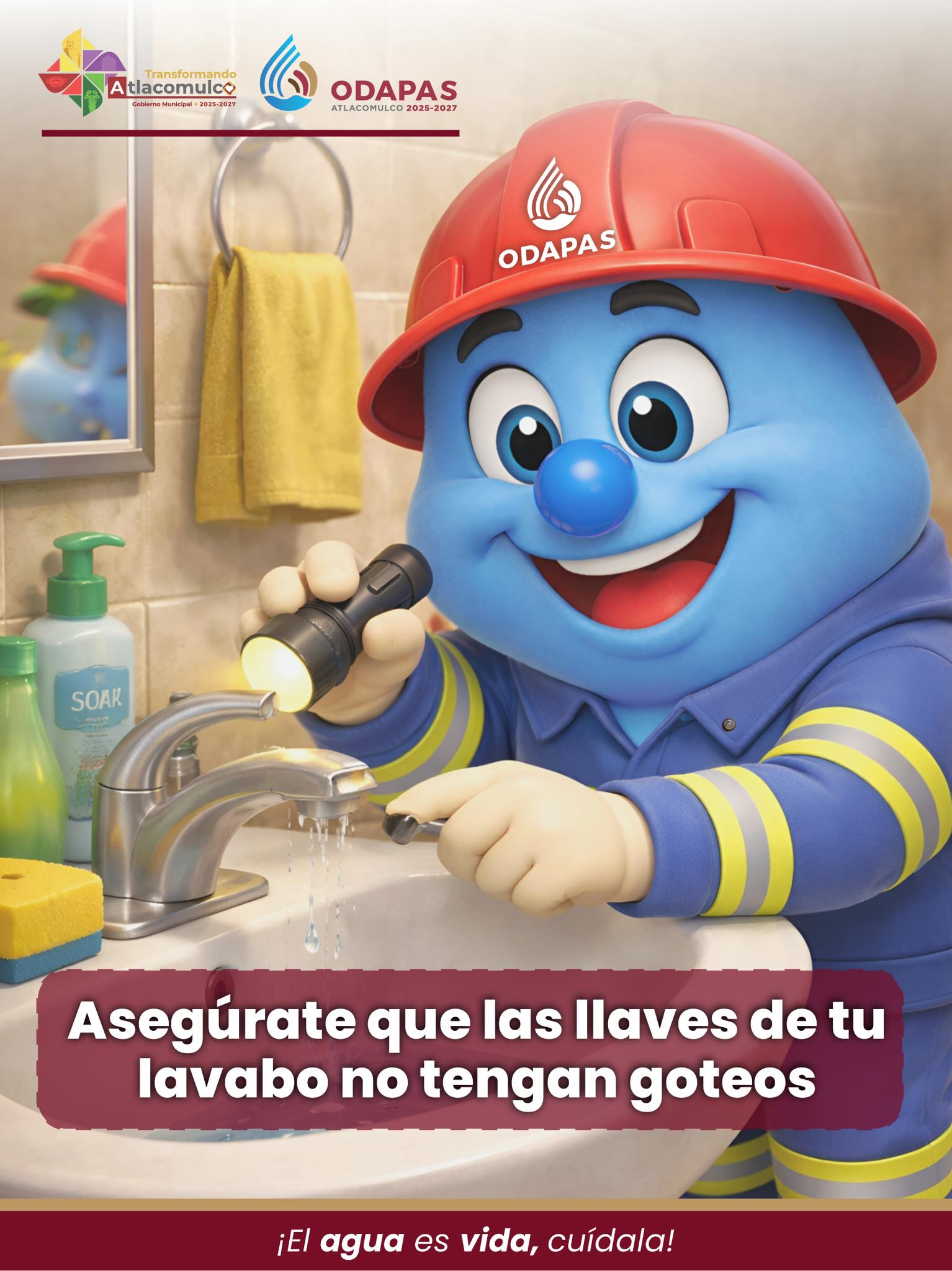 Asegúrate que las llaves de tu lavabo no tengan goteos